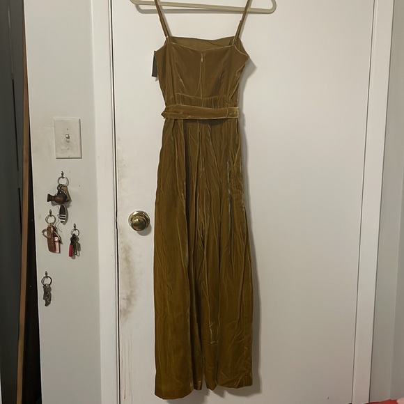 J. Crew Velvet Jumpsuit with Tie in 00 - Picture 5 of 5